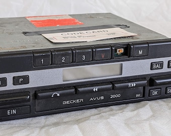 Vintage Becker BE 1146 Avus 2000 Car Radio – Classic Mercedes-Benz W123 W126