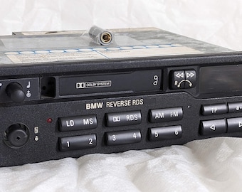 Vintage BMW Blaupunkt Reverse RDS Car Radio Cassette Player