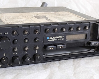 Vintage 1980s Blaupunkt Bamberg SQR 05 Car Stereo Cassette Radio – Classic German Auto Audio