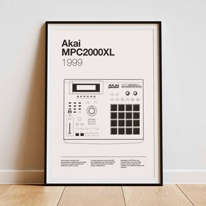 May include: A black and white line drawing of an Akai MPC2000XL music sampler, with the text "Akai MPC2000XL 1999" above the image.