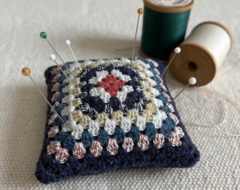 Crochet Granny Square Pin Cushion