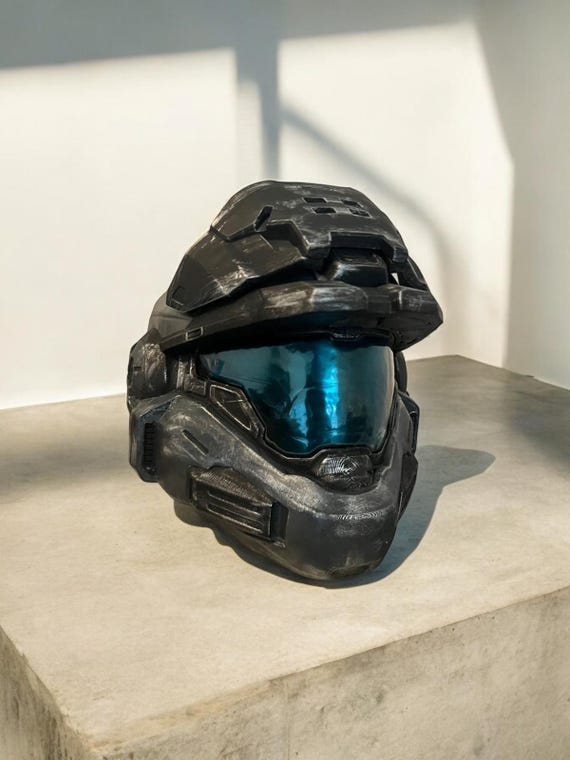 Wearable Halo Reach Spartan Helmet 1:1 Cosplay Item - Etsy Wearable Halo Reach Spartan Helmet 1:1 Cosplay Item - Etsy