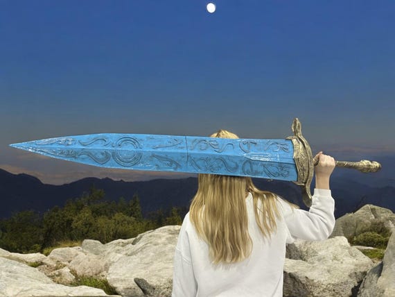 Moonlight Greatsword Dark Souls Cosplay Item 1:1 Real Life Size Replica For Convention or Display