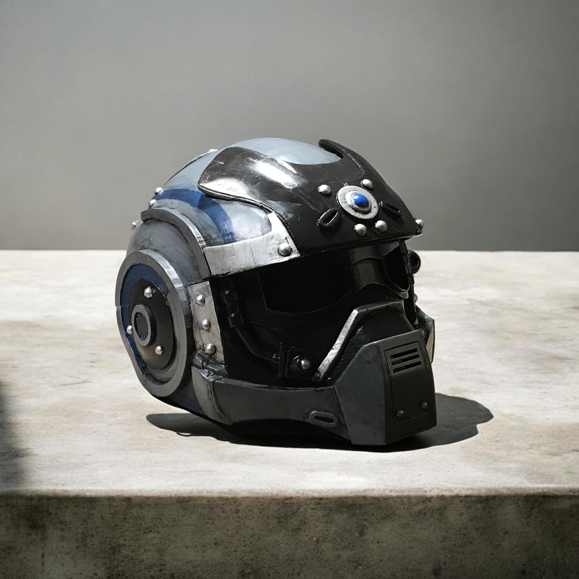 carmine motorcycle helmet Wearable Anthony Carmine Helmet Cosplay Item 1:1 Real Life Size Replica for  Convention or Display