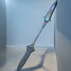 Black Steel Glaive Monster Hunter World 1:1 Cosplay Item