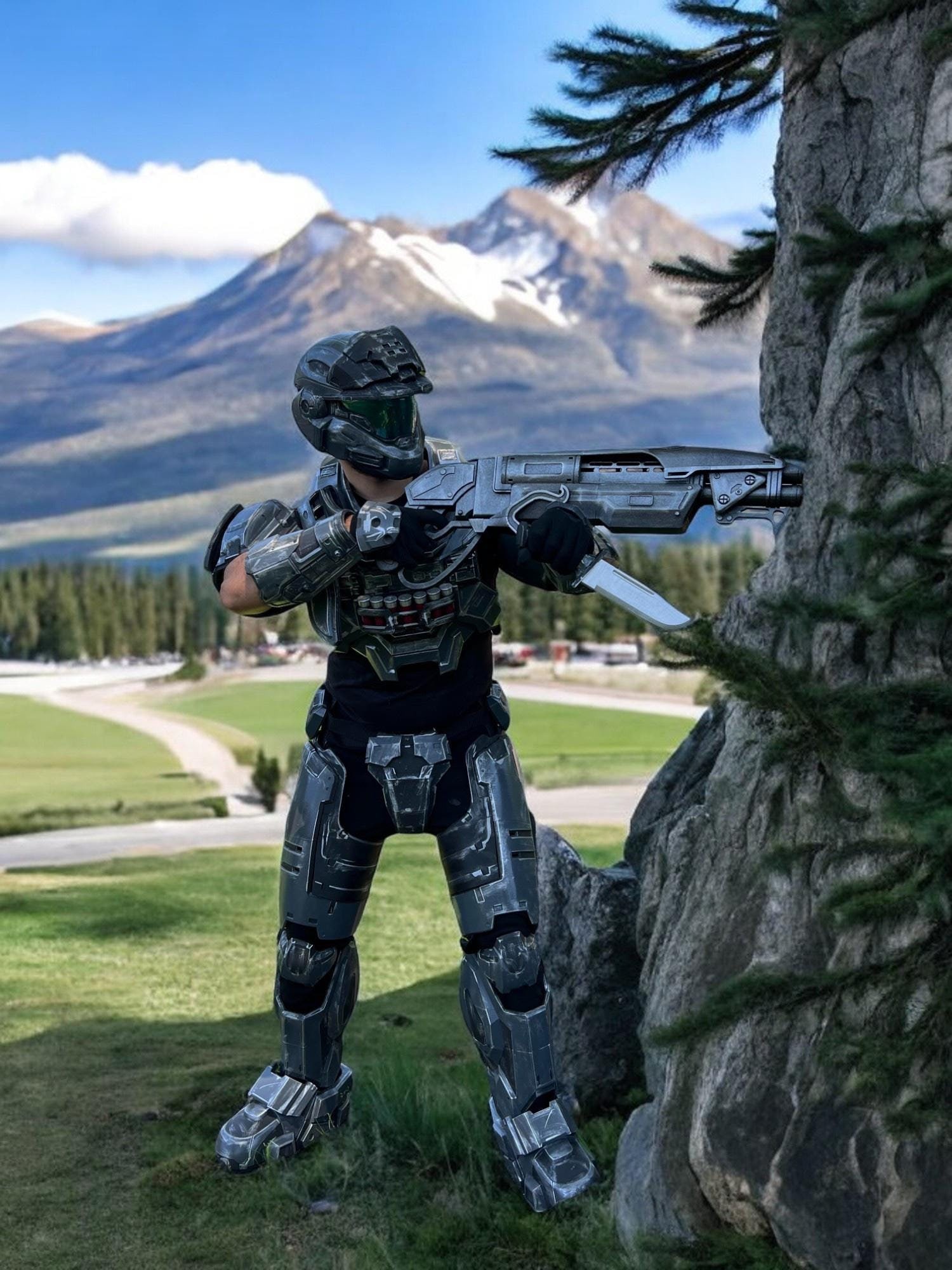 Wearable Halo Reach Spartan Armor With Accessories 1:1 Cosplay Item
