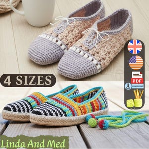Pearl Slippers Crochet Pattern PDF | Lace Slippers for Women & Girls Sizes S–XL