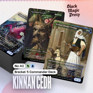 Kinnan MTG Proxy Commander Deck — 100+ Classical Art Playtest Cards