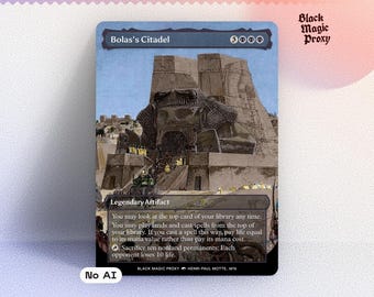 Carta proxy Cittadella di Bolas MTG — Illustrazione classica per il playtest