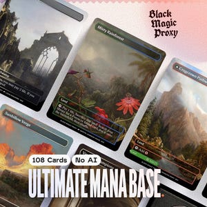 108 Lands Proxy Bundle MTG — Classical Art Playtest Cards