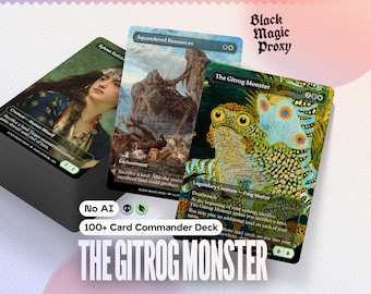 The Gitrog Monster Lands Magic MTG Commander Deck - Etsy