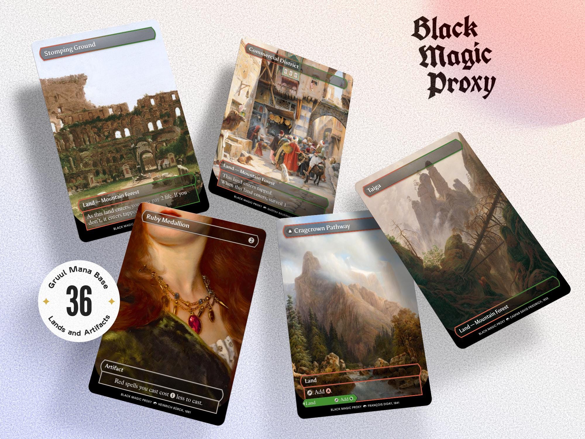 グルール（赤/緑）土地とアーティファクト — MTG統率者戦用クラシック