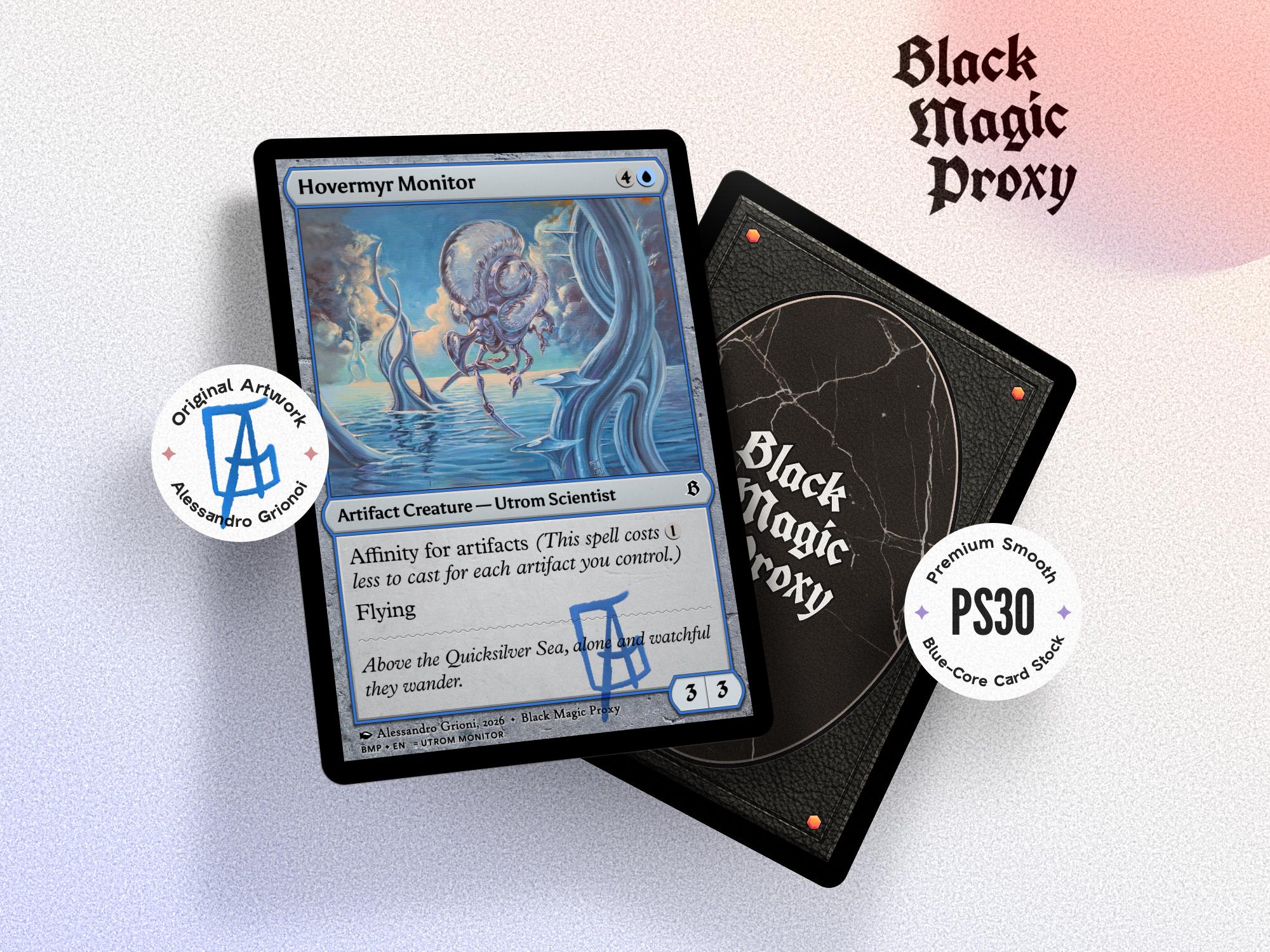 Utrom Monitor 4枚 Hovermyr Monitor ×4 — Utrom Monitor Custom MTG Card by Alessandro