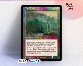 Carta proxy foil di Ozolith MTG — Carta di prova di arte classica