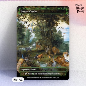 Gaea's Cradle Proxy MTG — karta testowa do gry Classical Art