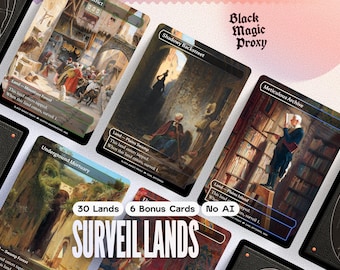 10 Surveil Lands | Proxy Cards - Etsy