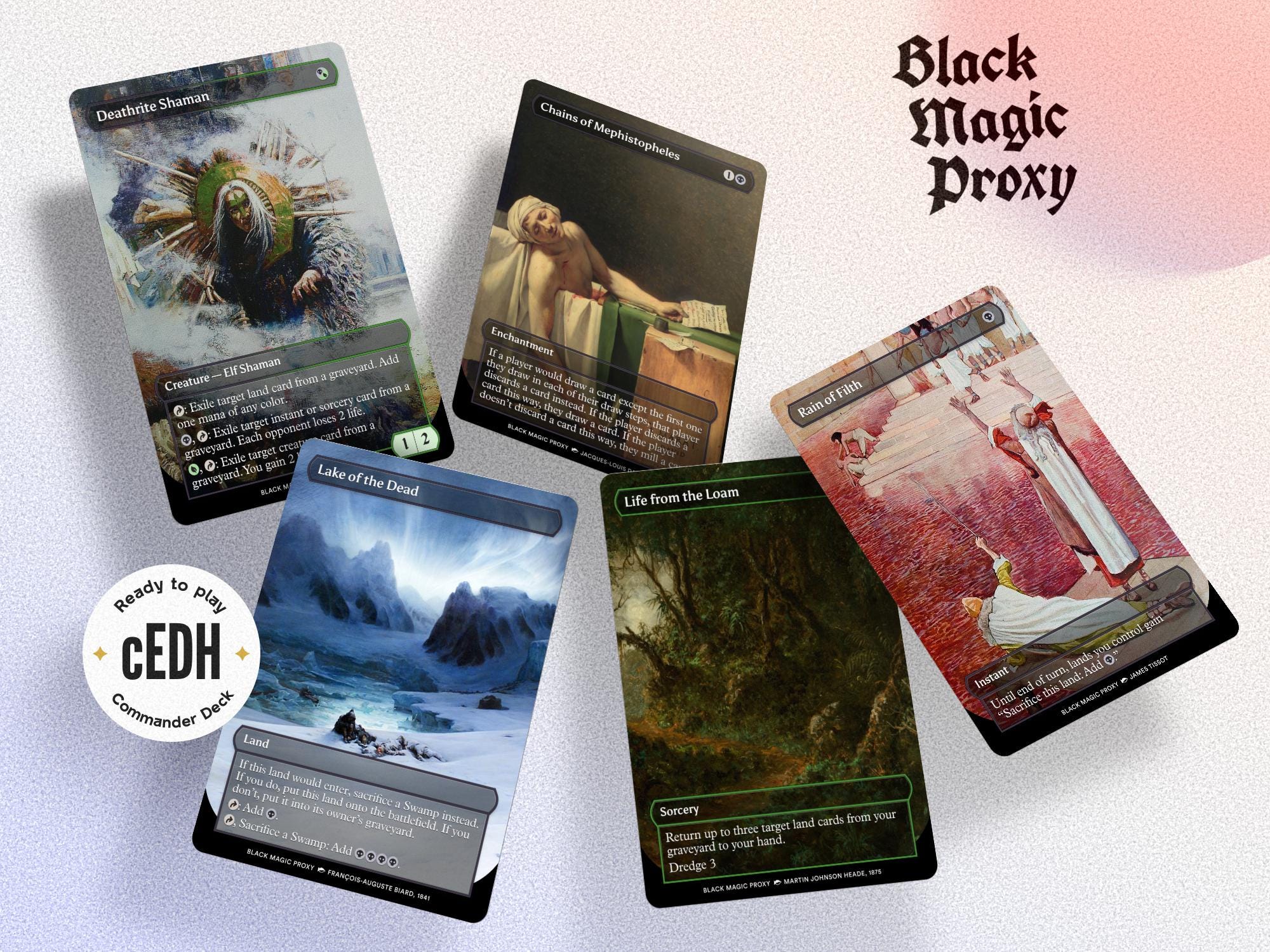 Gitrog Monster MTG Proxy Commander Deck — 100+ Classical Art