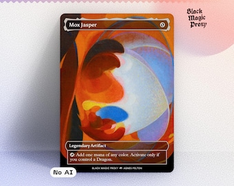 Mox Jasper - Proxy Full Art Custom Card - Etsy Israel