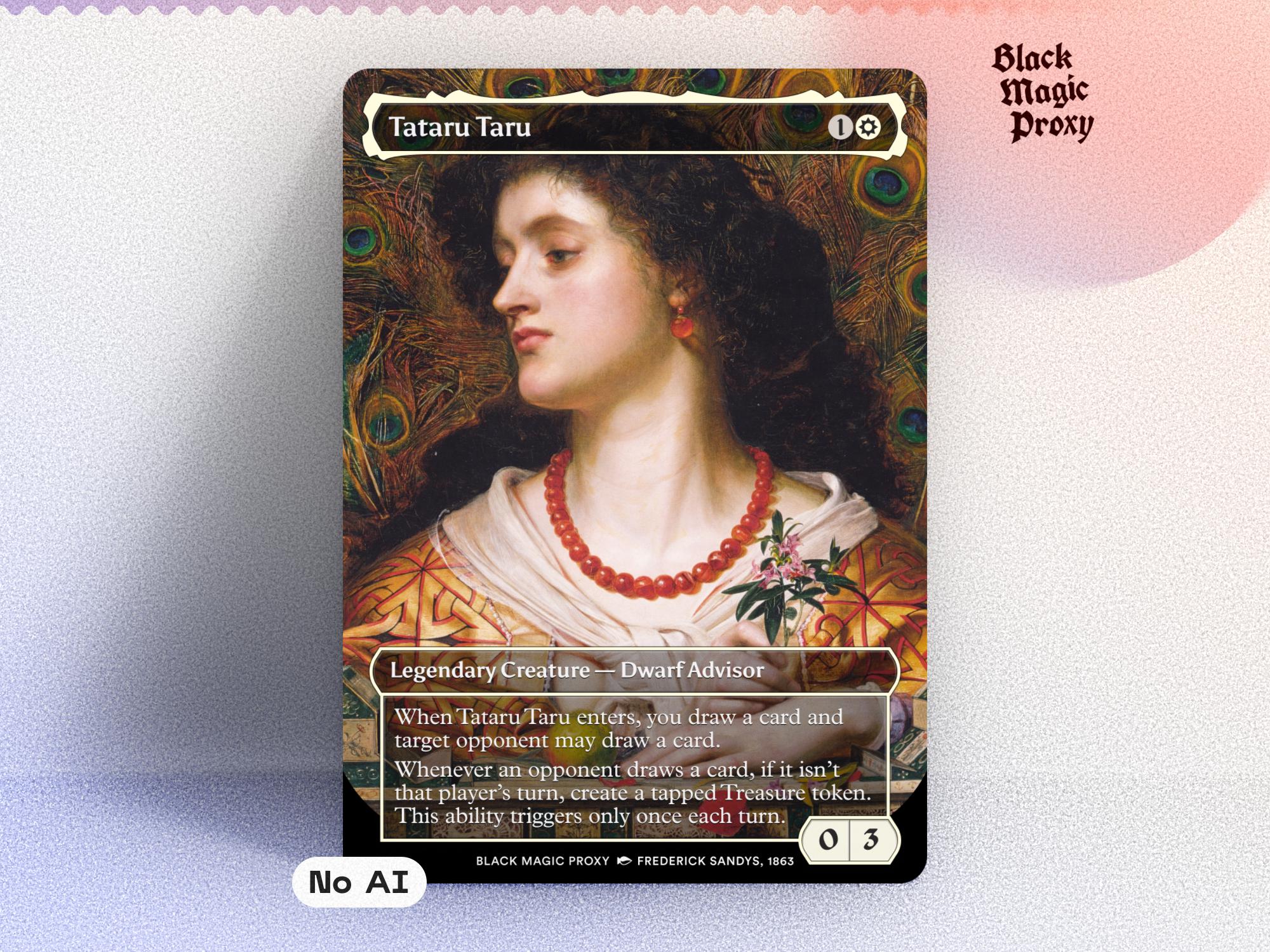 Tataru Taru Proxy MTG Classical Art Playtest Card - Etsy Tataru Taru Proxy MTG Classical Art Playtest Card - Etsy
