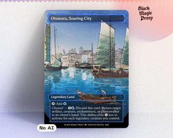 R*G様 天上都市、大田原/Ota wara, Soaring City Otawara, Soaring City MTG - Kamigawa: Neon Dynasty #414 (English