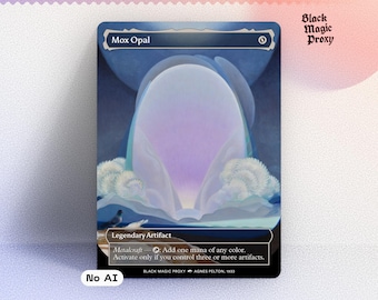 Mox Opal Proxy MTG — Classical Art Playtest Card