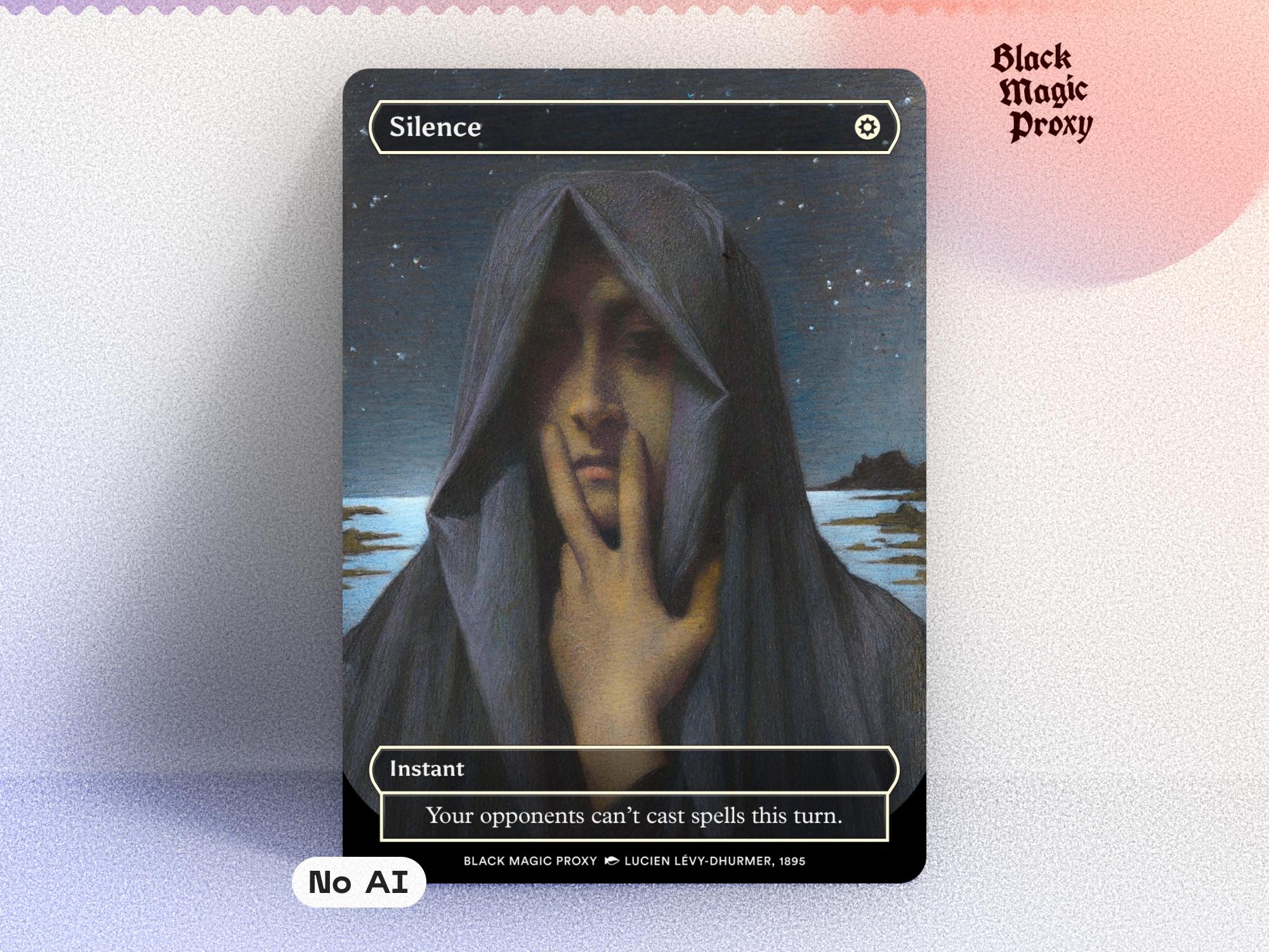 Silence Mtg Proxy - Etsy