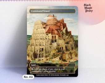 Command Tower Proxy MTG — Classical Art Playtest Card