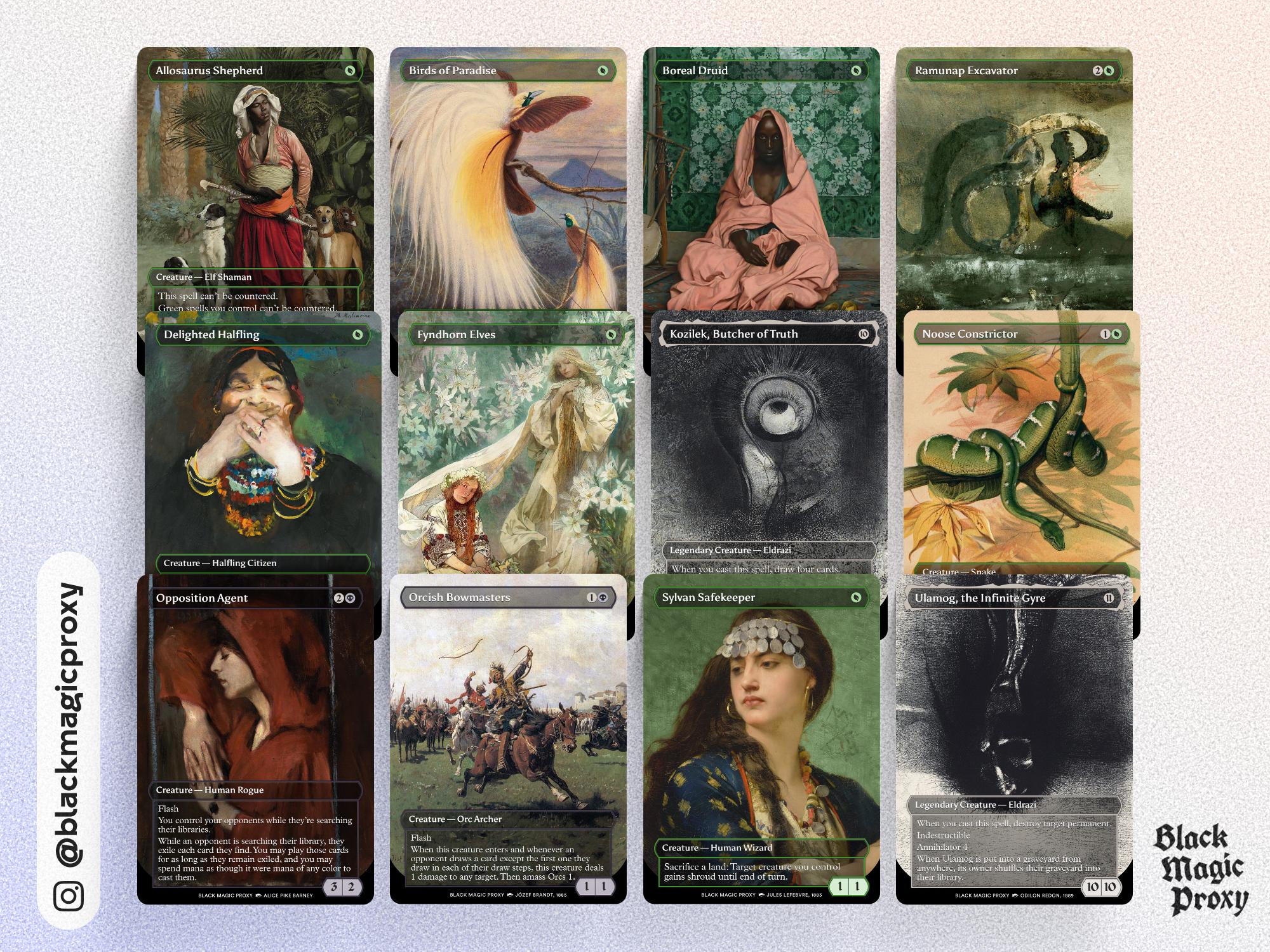 Gitrog Monster MTG Proxy Commander Deck — 100+ Classical Art