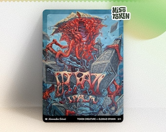 Segnalino di generazione Eldrazi per MTG Magic — Illustrazione di Alessandro Grioni