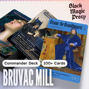 Mazo de comandante Molino Bruvac: más de 100 cartas de prueba personalizadas para Commander EDH