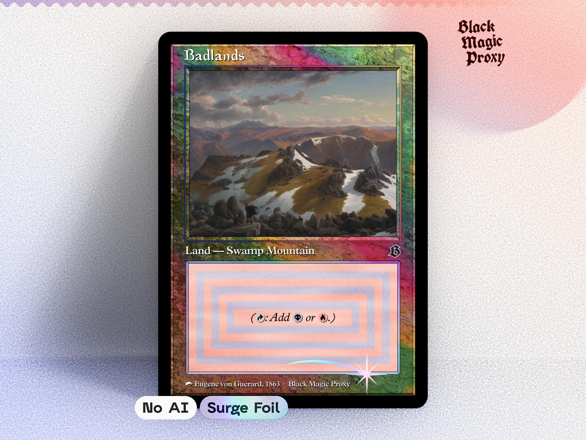 Badlands Mtg - Etsy
