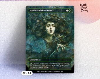 Survival of the Fittest (custom Card Alternate Art) - Etsy