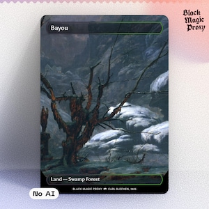 MTG Bayou - Dual Land - Revised - Magic the Gathering - Excellent MTG Bayou - Dual Land - Revised - Magic the Gathering - Excellent