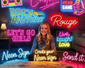 Custom LED Neon Sign: Personalized Wall Art, Business & Event Decor
