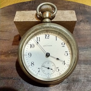Working Waltham Model 1883 Grade No. 18 Pocket Watch – Family Heirloom, Conductor&#39;s Timepiece from Oahu Railroad