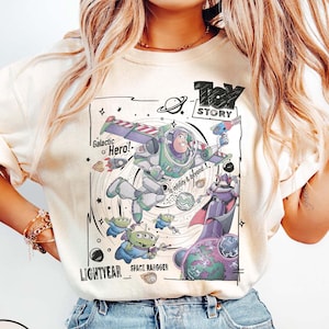 Retro Buzz Lightyear Comfort Colors Shirt, Disney Toy Story Shirt, Magic Kingdom Tee, Disneyland Family Matching Tee, Disney Vacation Shirts