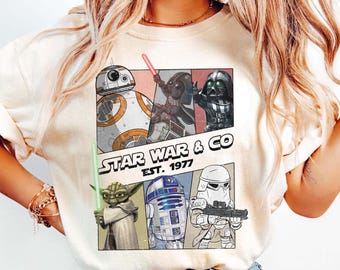 Maglietta vintage Disney Star Wars, Maglietta retrò Star Wars Comfort Colors, Star Wars Una Nuova Speranza sbiadita, Magliette Disneyworld, Magliette per la famiglia Disney