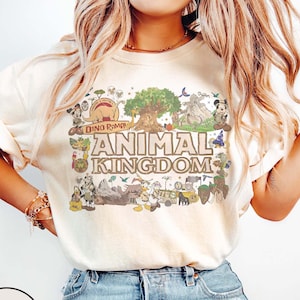 Hollywood Studios Animal Kingdom Logo Retro Comfort Color Shirt, Animal Kingdom Mickey Safari Shirt,  Disney Safari Trip Shirt, Disneyworld