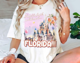 Retro Florida Est 1971 Comfort Colors Shirt, Take Me To Florida Shirt, Disney Magic Kingdom Shirt, Disney Magical Castle Shirt, Disney Shirt