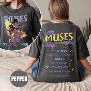 Retro Disney Hercules The Muses 97 World Tour Comfort Color Shirt, Vintage Disney Hercules Diva The Muses Song Concert, Disney Trip Shirt