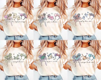 Camisa Retro Disney Princess Comfort Color®, Camisa Disneyworld, Cenicienta, Bella, Rapunzel, Ariel, Blancanieves, Disney Girl Trip Princess Birthday