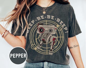 Retro Star Wars Jedi Fallen Bd-1 Droid Beep Beep T-shirt, May The 4th Be With You Tee, Hollywood Studios, Galaxy's Edge Family Vacation Trip