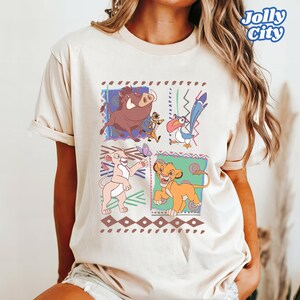 Retro 90s Disney Lion King Simba And Timon Comfort Colors Shirt, Vintage Lion King Shirt, Hakuna Matata Retro Shirt, Disney Family Shirts