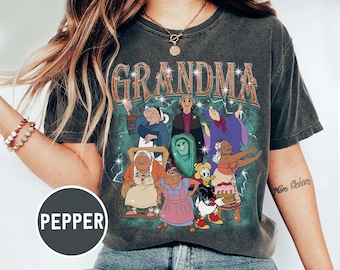 Camiseta Disney Grandma Fa Tala Coco Alma, camiseta Cool Grandmas Club, camiseta retro Hada Madrina, regalo para el Día de la Madre, viaje familiar a Disneyland