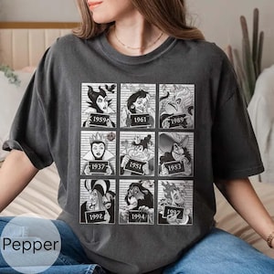 Retro Disney Villain Comfort Color Shirt, Good to be Bad, Disney Villain, Ursula Shirt, Evil Queen Shirt, Cruella de Vil Shirts, Disney Trip