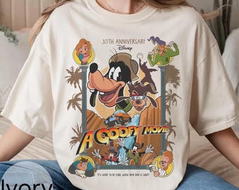 Retro Disney A Goofy Movie 30th Anniversary Shirt, Vintage Max Goofy and Roxanne Tee, Powerline Stand Out World Tour 95, Disneyworld Shirt