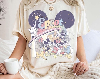 Retro Disney Epcot 2026 Shirt, Disney Epcot Matching Shirt, Disney Family Matching Shirt, Disney Epcot Name Shirt, Disney World Traveler Tee