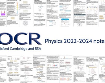 OCR A-level Physics Notes 2022 - 2024