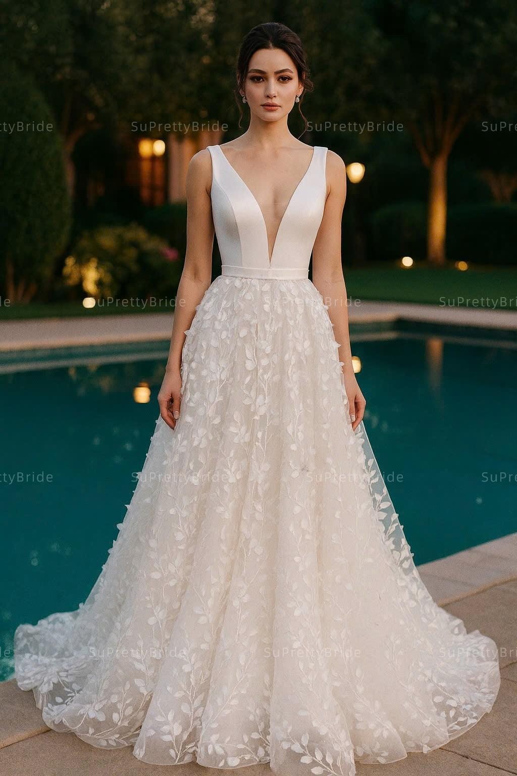 knee length dresses for ladies Strapless Long Prom Dress with Sheer Lace Corset Cloud Blue / 6 main image 1