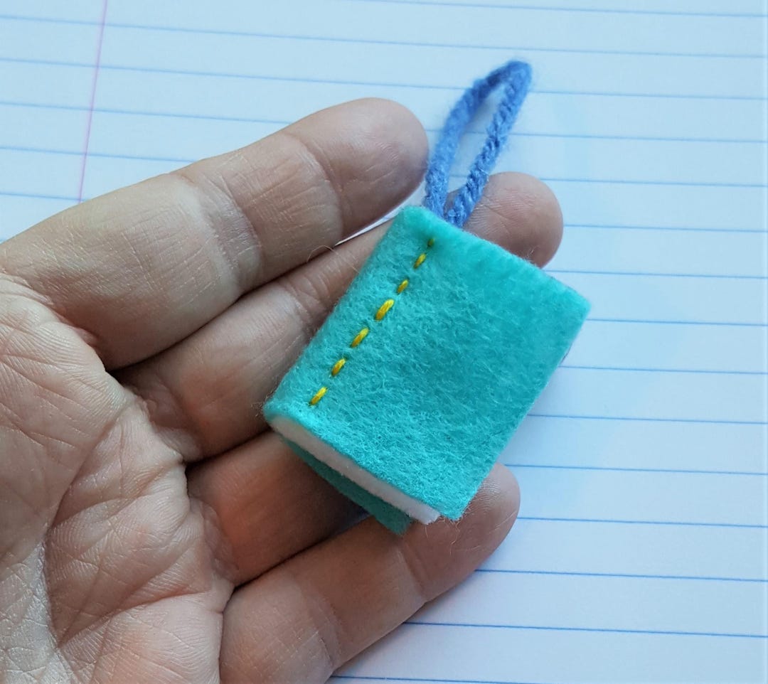 Felt Book Ornament or Garland Etsy